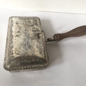 Vintage Silver Plated Italy Crumb Sweeper
